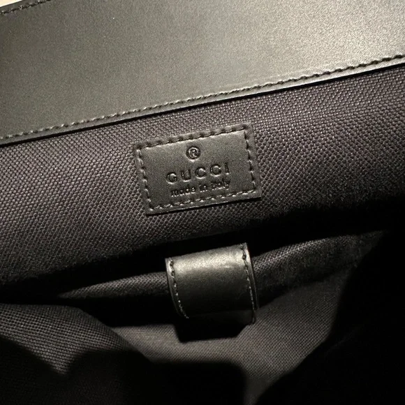 Gucci GG Supreme Black Backpack